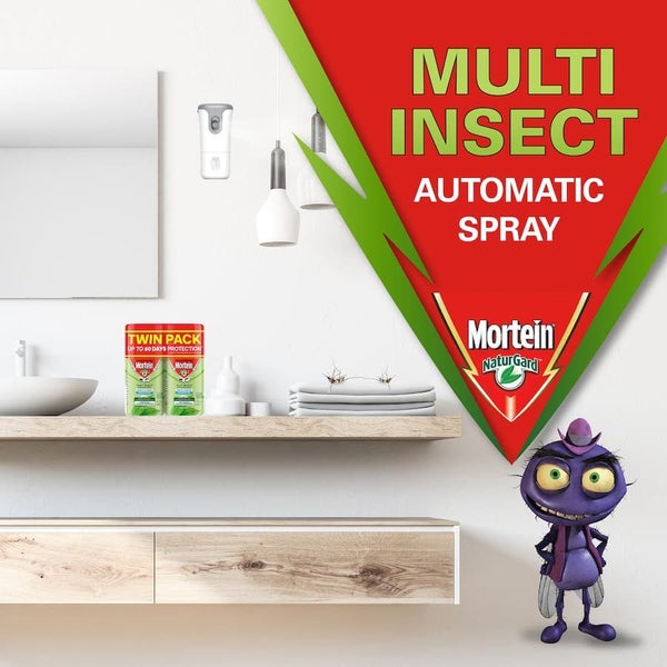 Mortein Naturgard Automatic Insect Control Indoor & Outdoor System Carousel 6