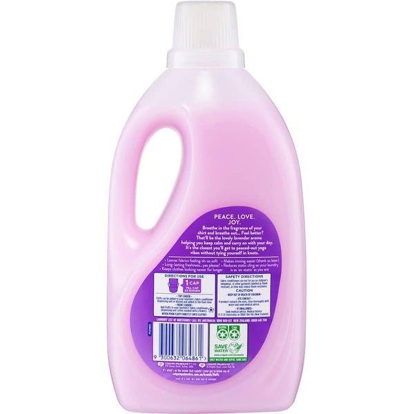 Fluffy Fabric Softener Conditioner White Lavender Bottle 2L Carousel 2