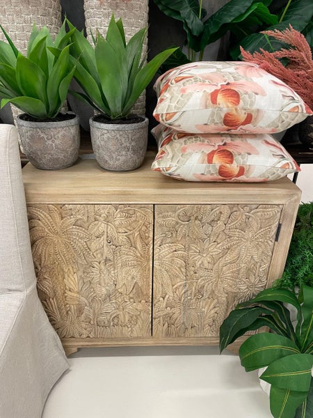 Castaway 2 Door Cabinet in Almond Carousel 8