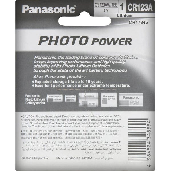 Panasonic Camera Battery Cr123a Carousel 2