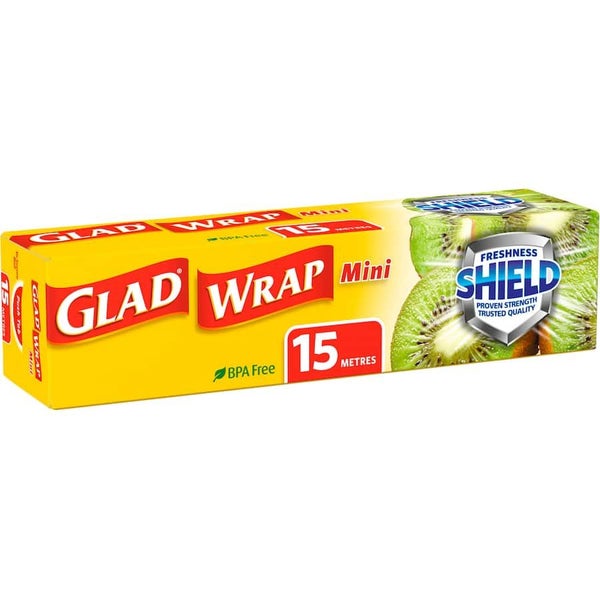 Glad Plastic Wrap Cling Mini Box 15m Carousel 1