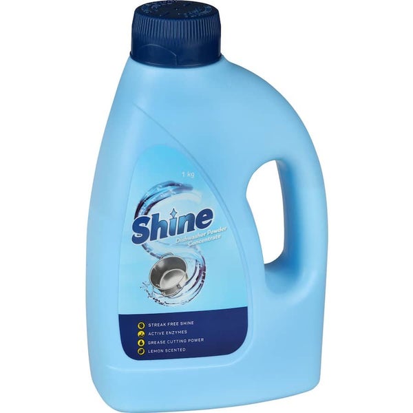 Shine Dishwasher Powder Concentrate 1kg Carousel 1