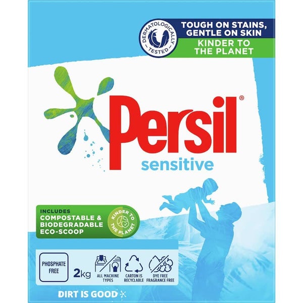 Persil Front & Top Loader Laundry Powder Sensitive Carousel 1