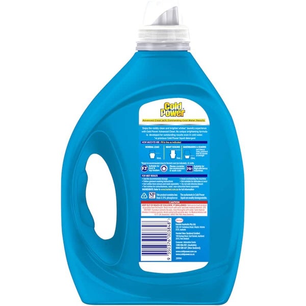 Cold Power Advanced Clean Laundry Detergent Liquid Carousel 2