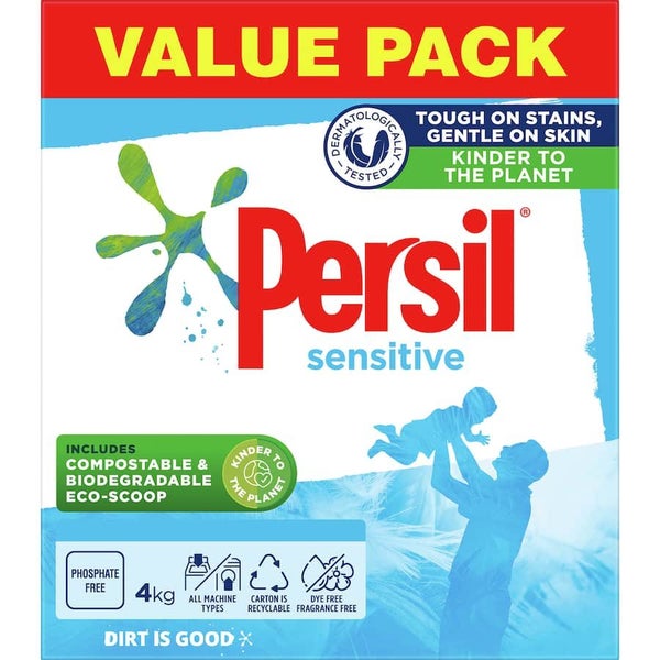 Persil Front & Top Loader Laundry Powder Sensitive Carousel 1