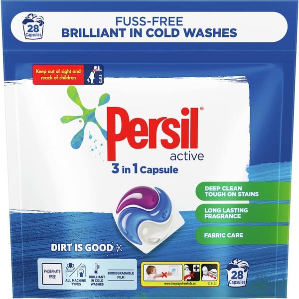 Persil Laundry Capsules 3 In 1 Active 28pack Carousel 1