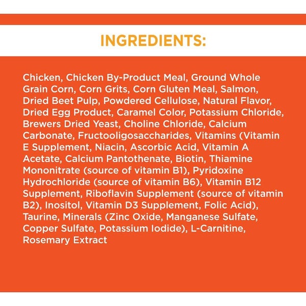 Iams Dry Cat Food Chicken & Salmon - Hairball Carousel 6