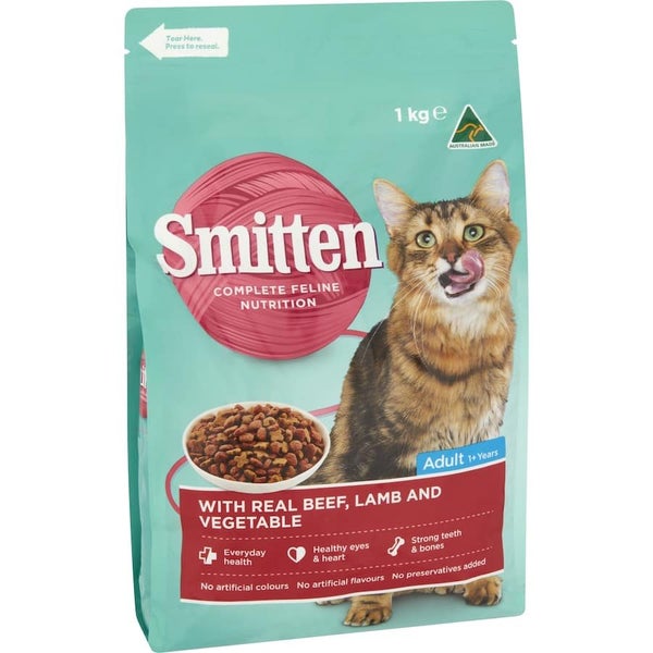 Smitten Dry Cat Food Beef, Lamb & Vegetable Carousel 1