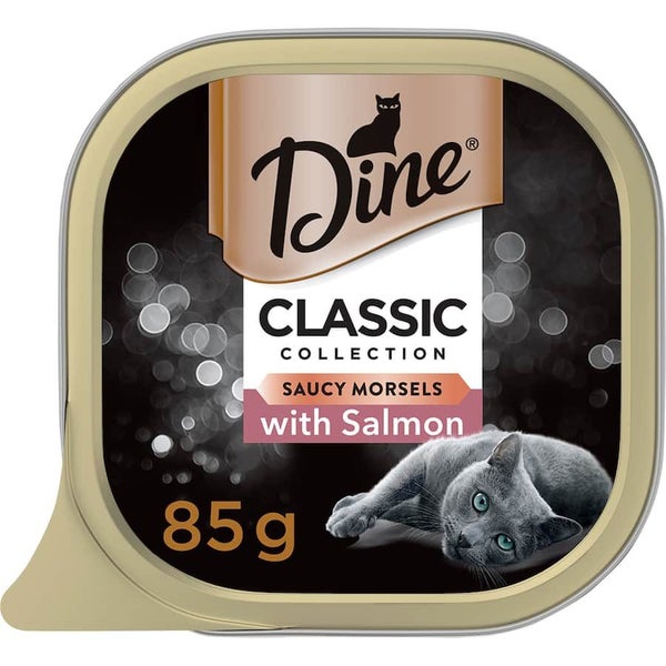 Dine Classic Collection Wet Cat Food Saucy Morsels With Salmon Carousel 2