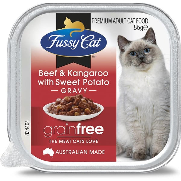 Fussy Cat Grain Free Wet Cat Food Beef Kangaroo Sweet Potato Carousel 2
