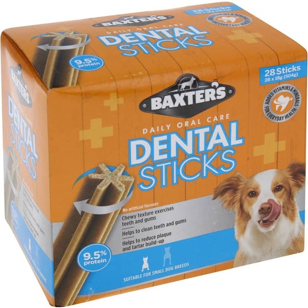 Baxters Small Breed Dog Treats Dental Sticks Carousel 1