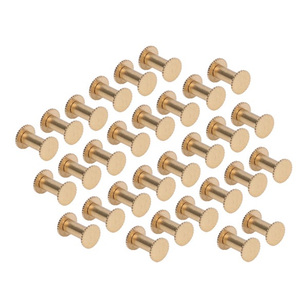 brass nails brass stud screw rivets Brass Screw Butt Screw Male and Female Nails Carousel 1