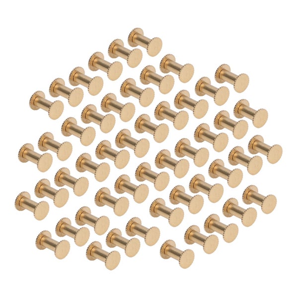 brass nails brass stud screw rivets Brass Screw Butt Screw Male and Female Nails Carousel 5