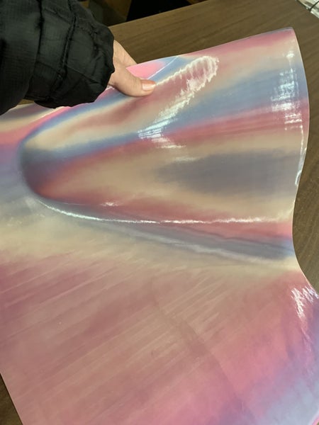 10 x Large Holographic PVC Vinyl Sheets Carousel 2