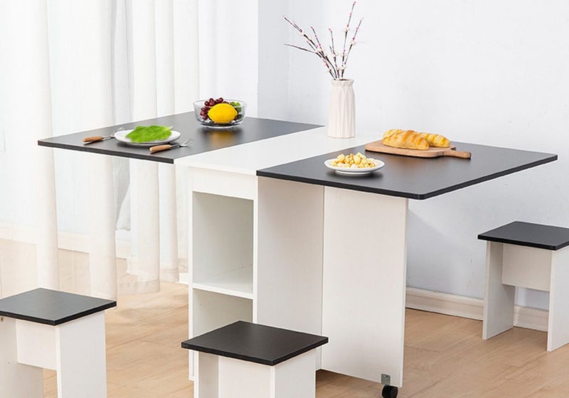 Folding Dining Table Set and Chairs Carousel 1