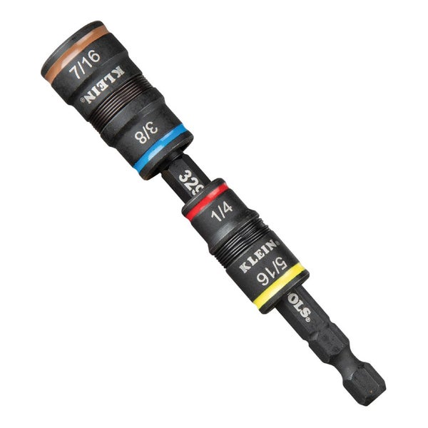 Klein Flip Socket, Mini Ratchet & Multi Bit Driver 3pc Set Carousel 2