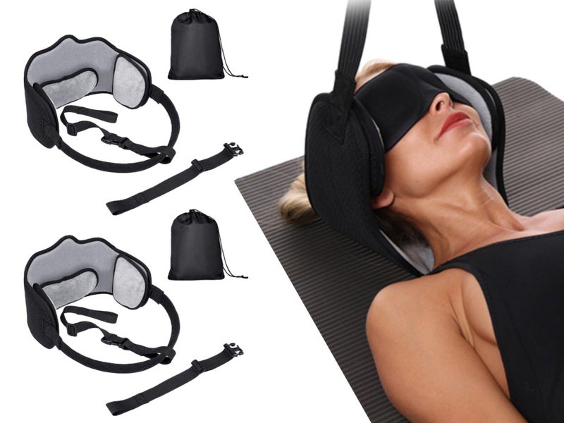 2 X Hammock With Sling for Neck Stretcher Portable Cervical Traction Device Carousel 1