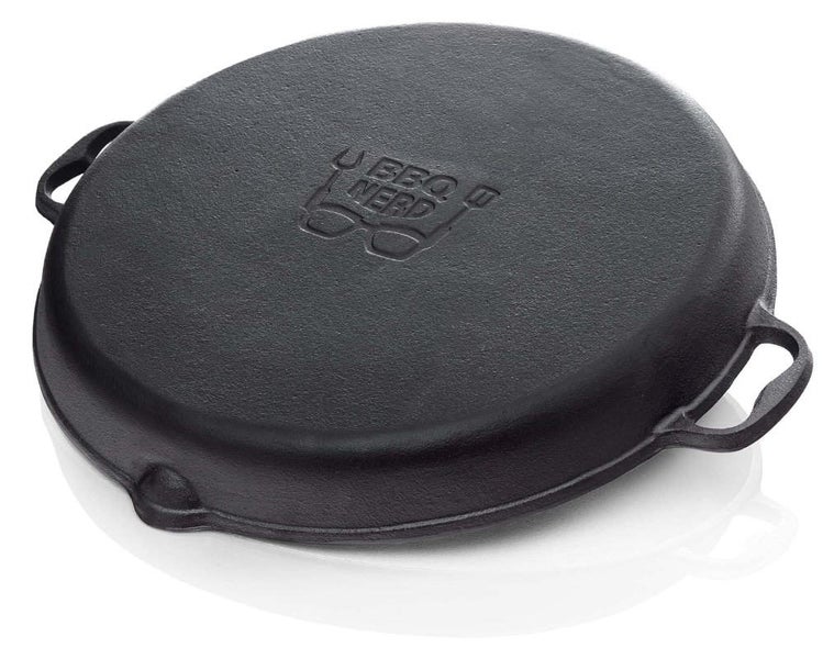 30cm Cast Iron Grill Skillet with Two Handles Carousel 2