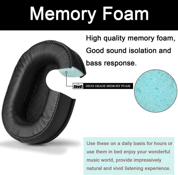 Replacement Earpads for Audio Technica M30x Carousel 2