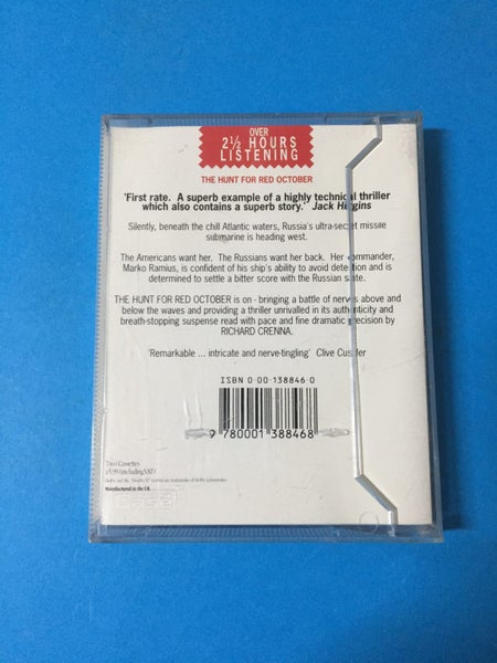 Tom Clancy: The Hunt For Red October (AudioBook Cassette) Carousel 2