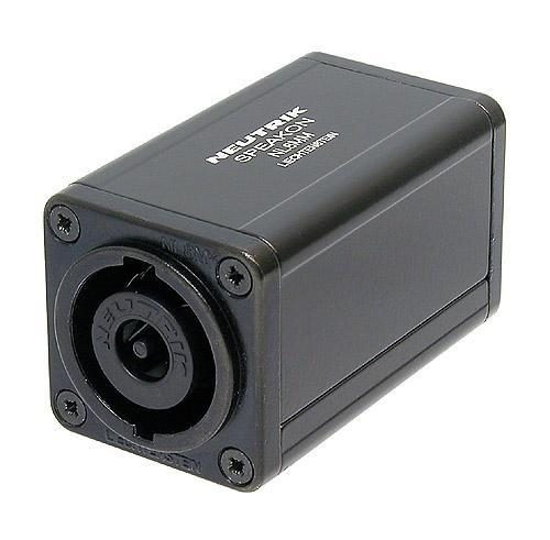 Neutrik - NL8MM - 8 pole speakON feedthrough adapter for cable extensions. Carousel 1