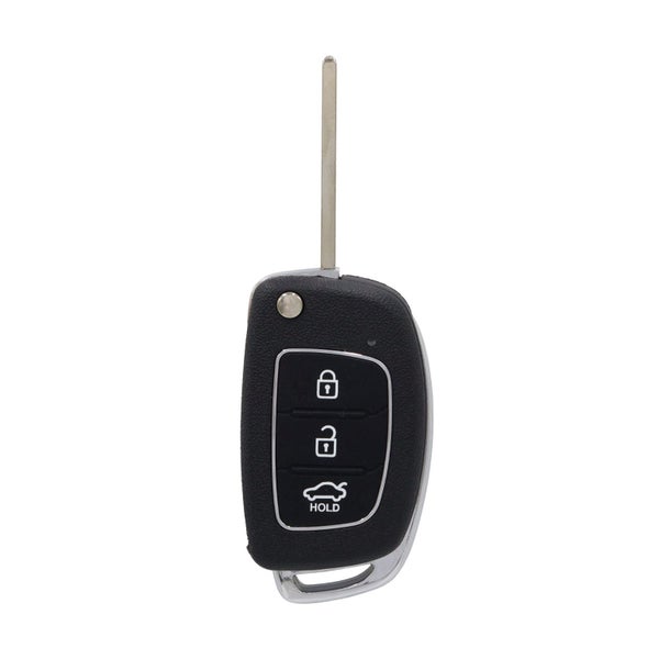 To Suit Hyundai HYN14R 3 Button Flip Key Remote Case/Shell Carousel 2
