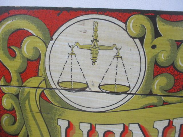 "HONEST LAWYER" COLOURFUL SIGN / TIMBER Carousel 2