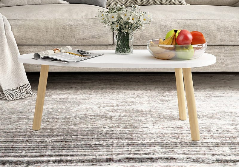 Modern Coffee Table Sofa Bed Side Cocktail Tea Cafe Center Corner Wood Furniture Carousel 2