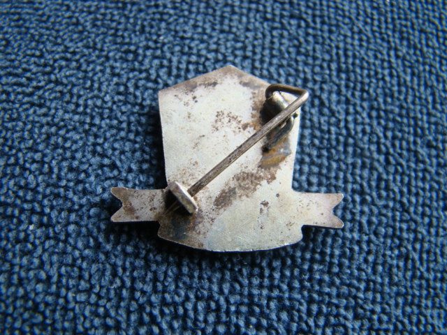 Old N.Z Levin Amateur Roller Skating Club Enamel Badge Carousel 2