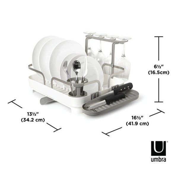Umbra Holster Dish Rack White Carousel 10
