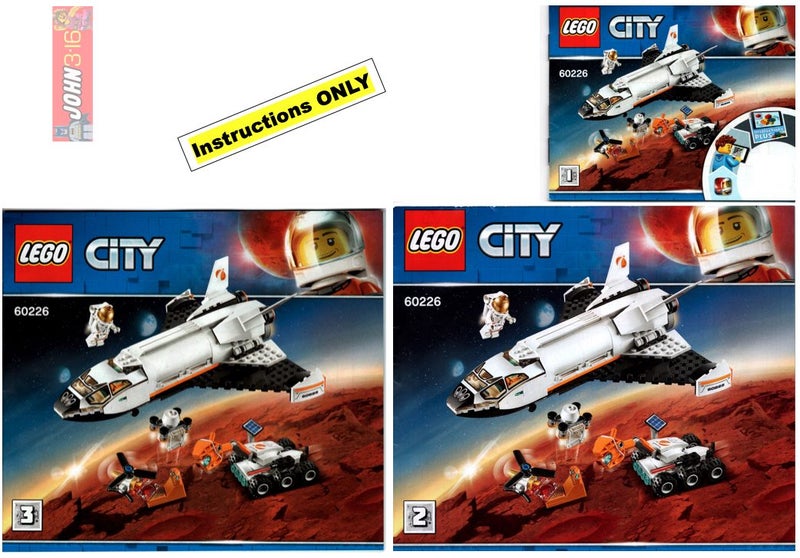 ** LEGO INSTRUCTIONS ** FOR LEGO CITY SPACE SET #60226 MARS RESEARCH SHUTTLE Carousel 1