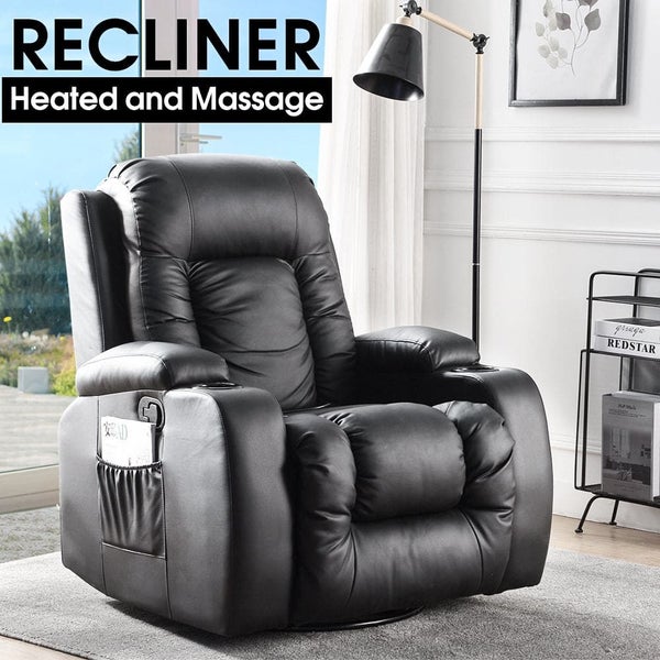 NZ LOCAL STOCK-Massage Chair Zero Gravity Chairs Recliner Full Body Back Neck Carousel 2