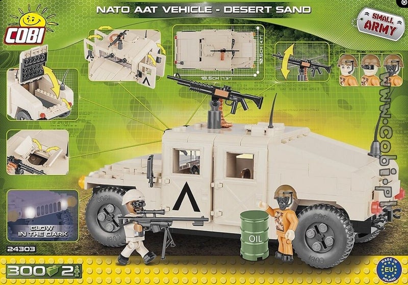 Cobi - Small Army 24303 NATO AATV DESERT SAND 300pcs Carousel 2