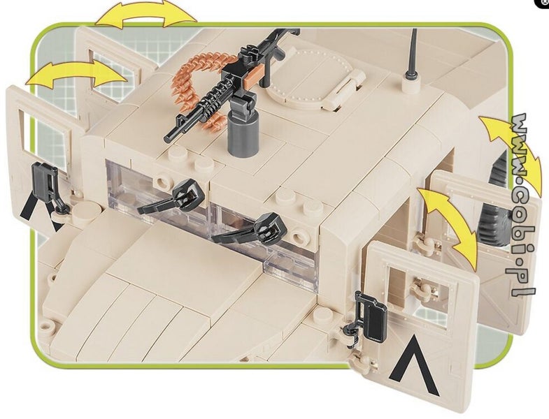 Cobi - Small Army 24303 NATO AATV DESERT SAND 300pcs Carousel 8