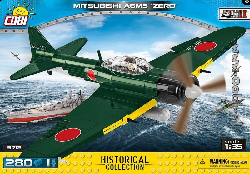 Cobi - WW2 - Mitsubishi A6M5 Zero 280pcs Carousel 1