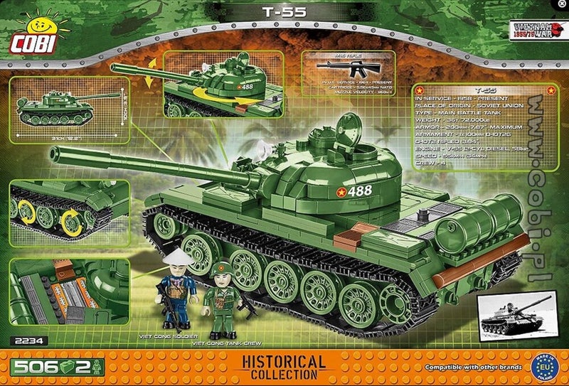 Cobi - Small Army 2234 MEDIUM TANK T-55 (MBT) 515pcs Carousel 2