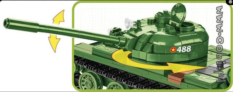 Cobi - Small Army 2234 MEDIUM TANK T-55 (MBT) 515pcs Carousel 6