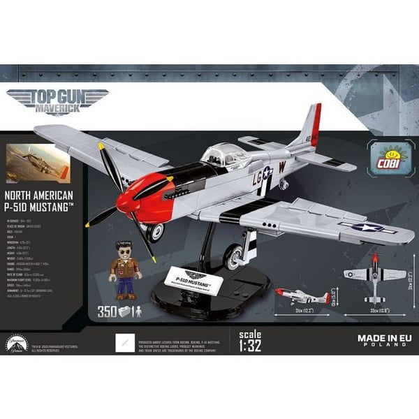 COBI-5846 | TOP GUN /5846/ P-51D MUSTANG 350 PCS Carousel 2
