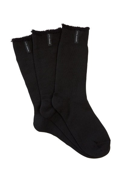 12 x Bonds Explorer Original Crew Wool Blend Socks Black Carousel 1