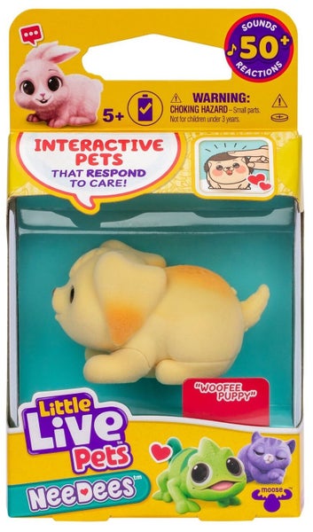 Little Live Pets: NeeDees Single Pack - Woofee Puppy Carousel 1