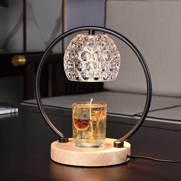 Candle Lamps Candle Warmer Lamp for Jar Candles Adjustable Brightness Timer Carousel 1