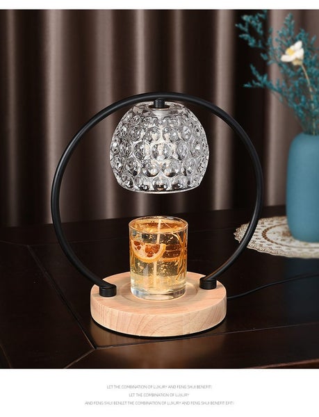 Candle Lamps Candle Warmer Lamp for Jar Candles Adjustable Brightness Timer Carousel 2