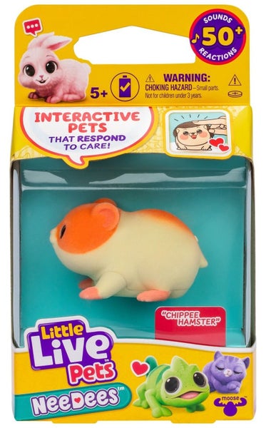 Little Live Pets: NeeDees Single Pack - Chippee Hamster Carousel 1