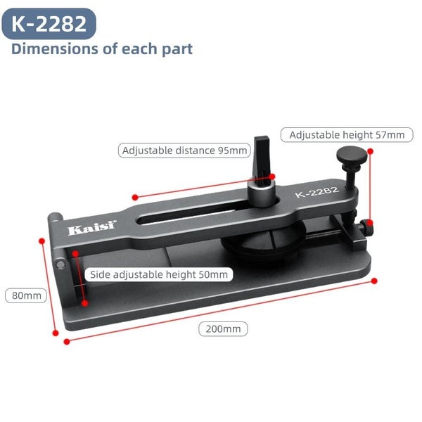 Kaisi k 2282 Universal Unheated Lcd Screen Separator Fixture Carousel 2