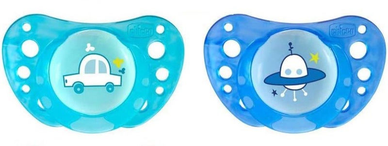Chicco: Physio Air Soother - Space / Car 2 Pack (16-36 Months) Carousel 1