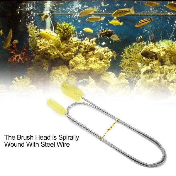 tank filter cleaner Flexible Tube Aquarium Fish Tank Filter Brush Pump Hose Carousel 2