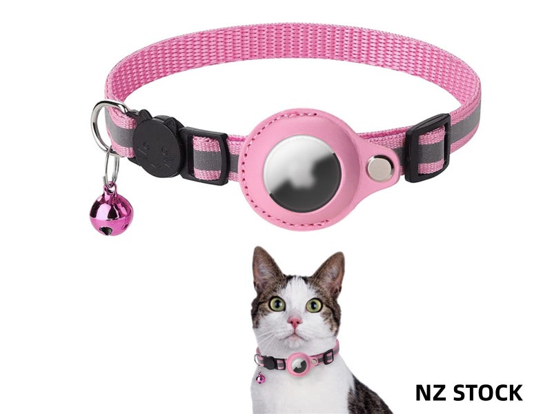 Airtag Cat Dog Collar Breakaway, Reflective Kitten Collar Carousel 1