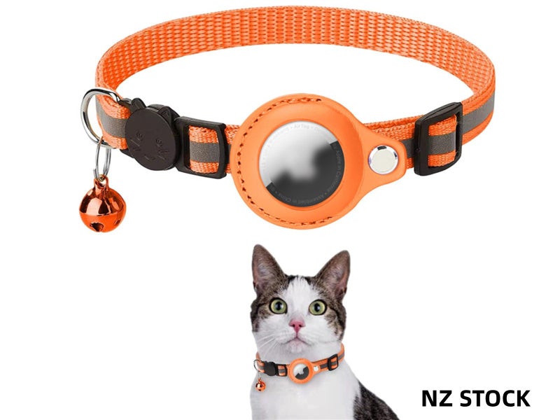 Airtag Cat Dog Collar Breakaway, Reflective Kitten Collar Carousel 12