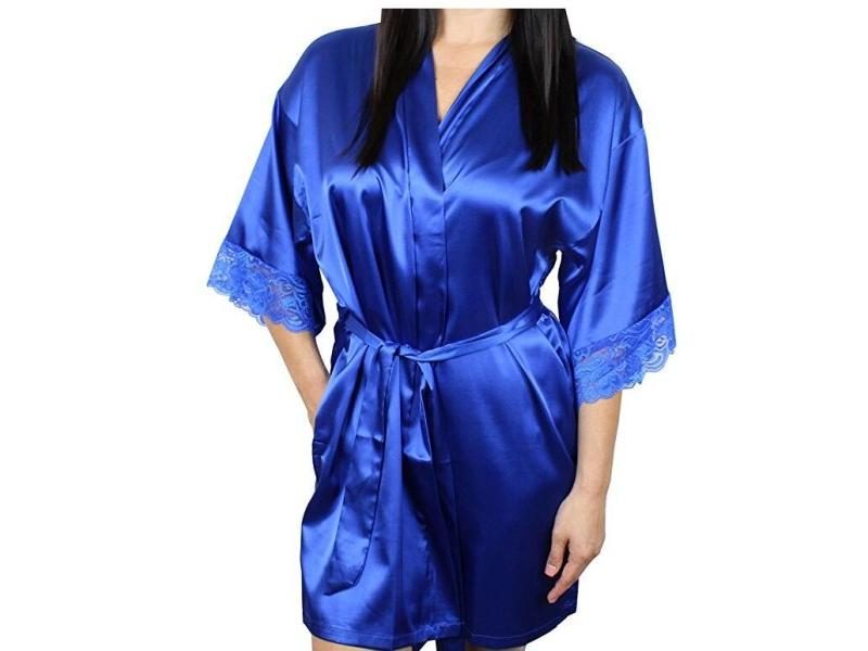 Mid-sleeve Sexy Women's Nightwear Robes In Plus Sizes M-L-XXL With Lace Real Carousel 1