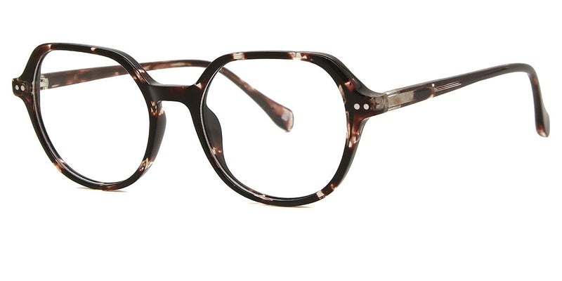 Full Rim Geometric Tortoise Arise Collective Tellie 30189 C4 49 Fashion Unisex Carousel 2